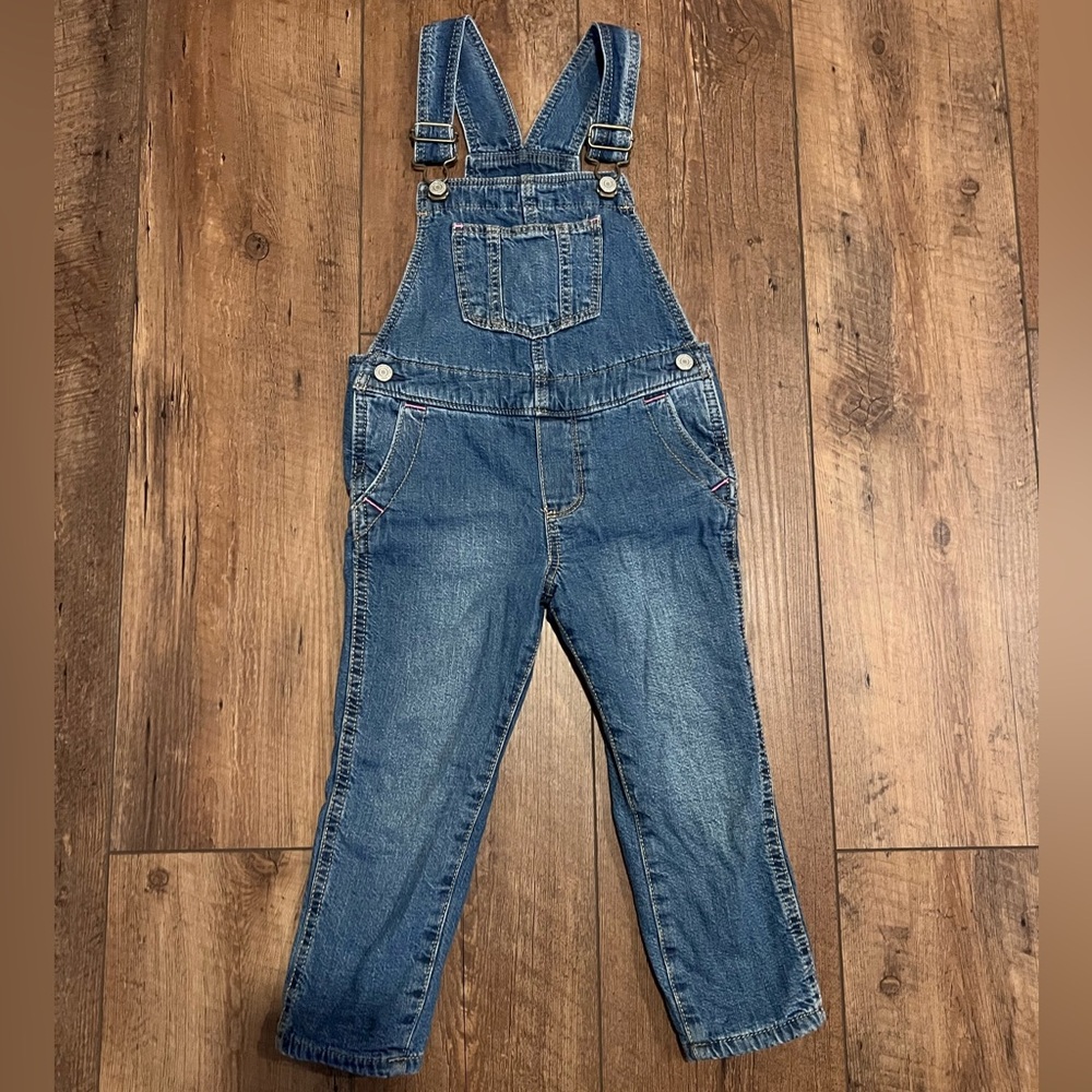 Gap Kids Denim Fleece-Lined Overalls for Toddler, size 3T